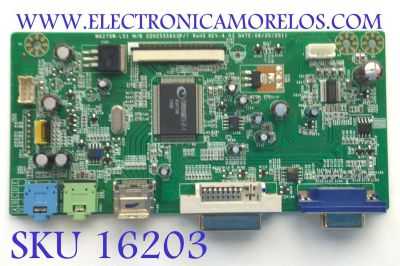 MAIN PARA MONITOR PLANAR / NUMERO DE PARTE T000-K351294 / 2202555603P / 6201-H24AKBBAY67P100 / MODELO PXL2430MW